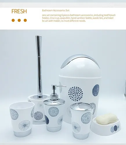Set Baño Diseño 6 Piezas Bathlux 21