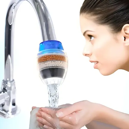 Purificador De Agua Grifo Purific Carbón Activado 3 Etapas Rojo 3
