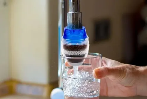 Purificador De Agua Grifo Purific Carbón Activado 3 Etapas Rojo 4