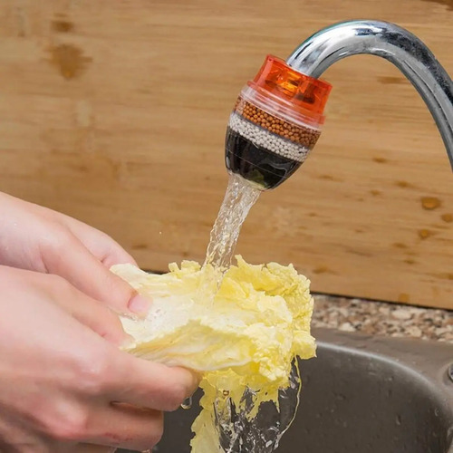 Purificador De Agua Grifo Purific Carbón Activado 3 Etapas Rojo 8