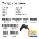 Lector Escáner Código Barras Inalámbrico 2.4g + Bluetooth Negro Usb 6