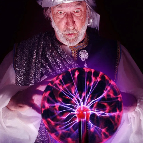 [MLC631978830] Lampara De Plasma Escritorio Mesa Noche Negro