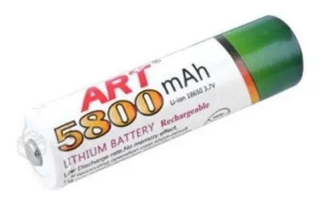 Pila Batería 18650 Cigarro Elect Mod Linternas 5800mah