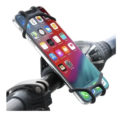 [MLC976948801] Soporte Teléfono Para Bicicleta Moto Elastico