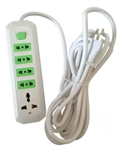 [MLC978659947] Alargador Electrico Zapatilla Con Interruptor 5m Ekipofertas B