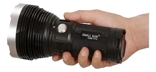 [MLC999442975] Linterna Small Sun Zy-t173, 1000 Lúmenes, Potente Linterna Negro