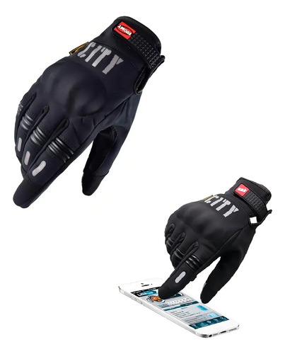 [MLC1050179400] Guantes Para Moto Motocicleta Touch Pantalla Táctil