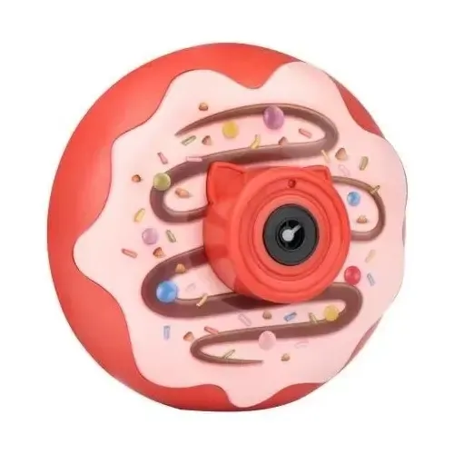 [MLC1174570838] Cámara Dispara Burbuja Niña Niño Juguete Donuts Ekipofertas