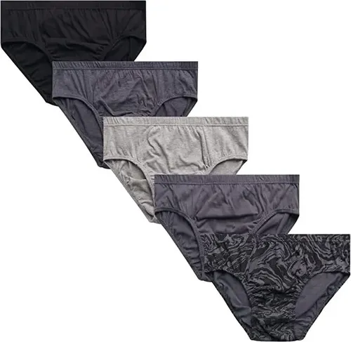 [MLC1298550092] Pack 5 Slip Calzoncillos Briefs Algodón Van Heusen Variados Tonos 30 S