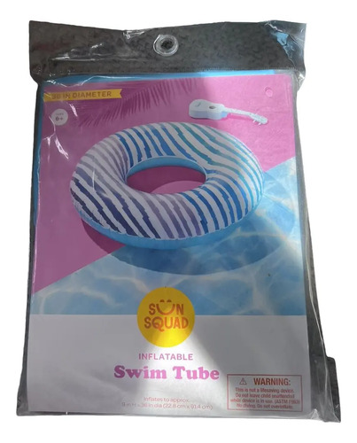 [MLC1068294173] Flotador Inflable Piscina Redondo Sun Squad Calidad