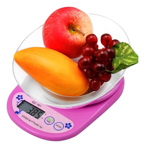 [MLC465180095] Balanza Pesa Digital Cocina 5 Kg Con Bowl / Ekipofertas Blanco 5 Kg