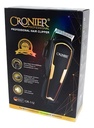 Cortadora De Pelo Inalámbrica Cronier Cr-112 Negra 7w Apta Viaje Negro