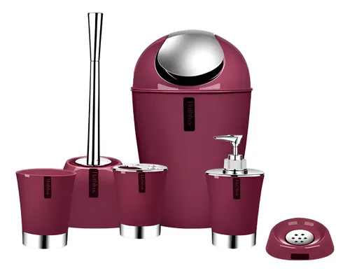 [MLC458694182] Set Baño Diseño 6 Piezas Bathlux / Ekipofertas