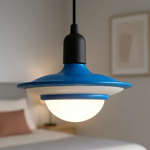 [MLC3200196014] Ampolleta Led Ufo Colores 24w E27 Decoración Plafon Azul