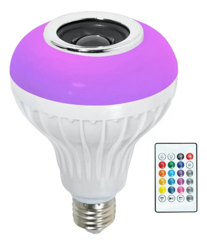 [MLC1444800875] Ampolleta Bluetooth Luz Led Altavoz C/ Remoto - Mitiendacl