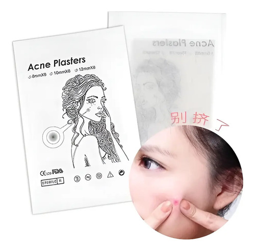 [MLC2212378602] 72 Parches Elimina Espinillas Y Puntos Negros  Anti Acné