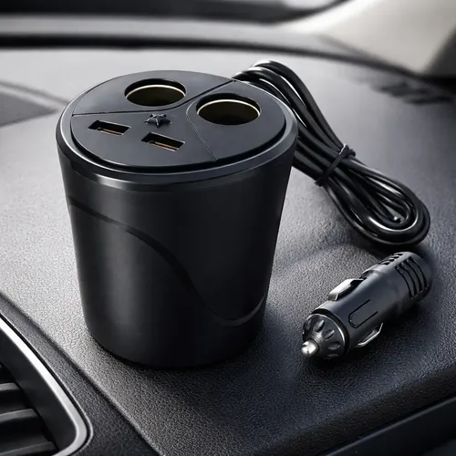 Adaptador Dual Usb Cargador Cenicero 12v 24v 1 Auto
