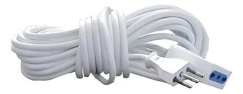 Alargador Extensión Electrica Tierra 10 Metros Blanco