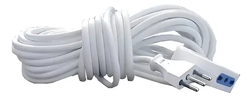 Alargador Extensión Electrica Tierra 10 Metros Color Blanco