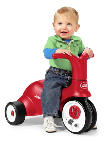 Triciclo Correpasillo Infantil Radio Flyer Fold 2 Go Trike Rojo