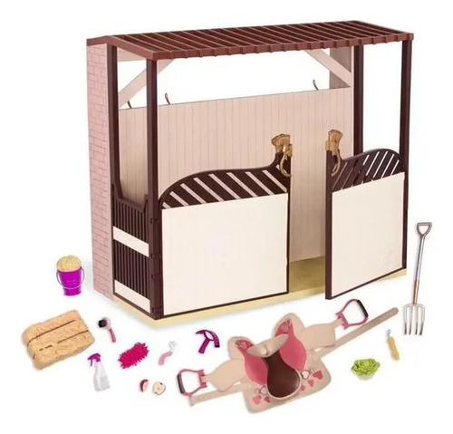 [MLC2809111054] Establo De Caballos Muñecas Our Generation