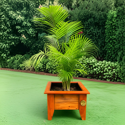 [MLC1545892211] Jardineras Macetero De Madera Cuadrado Grande