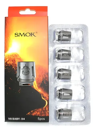 Pack 5 Resistencia Smok V8 Baby - X4 Core