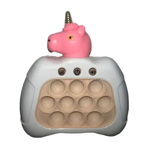 [MLC1561199473] Juego Quick Push Pop It Electrónico Sensorial Color Unicornio Antiestrés