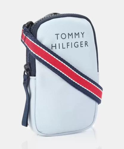 [MLC1585601309] Crossbody Bandolera Tommy Hilfiger Handbags Bolso Azul Claro