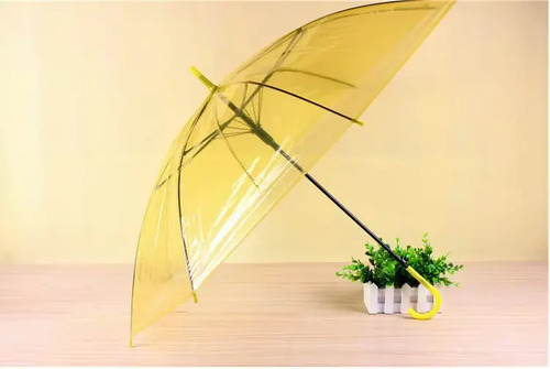 [MLC1594719863] Paraguas Transparentes Para La Lluvia A Prueba De Viento