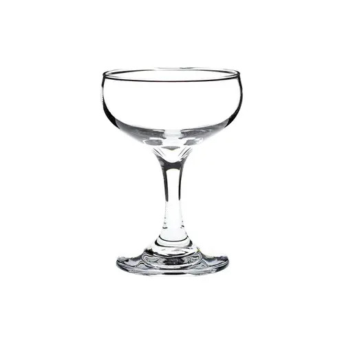 Set 6 Copa Vidrio Champane Helado Blanco