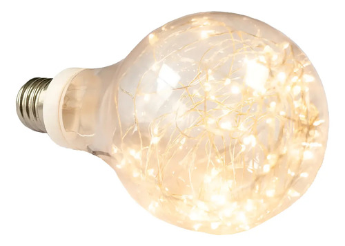 Ampolleta Gigante Led Lampara Luces Hada Blanco Cálido