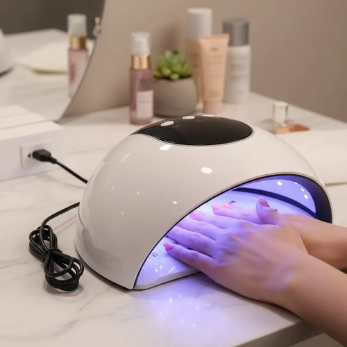 [MLC1897011457] Lámpara De Uñas Acrílicas 36w 12 Led Modelo Z2 Usb Blanco