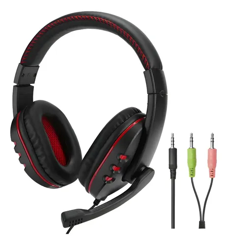 Audífonos Gamer Micrófono Gaming Headset Rojo/ekipofertas Rojo H1