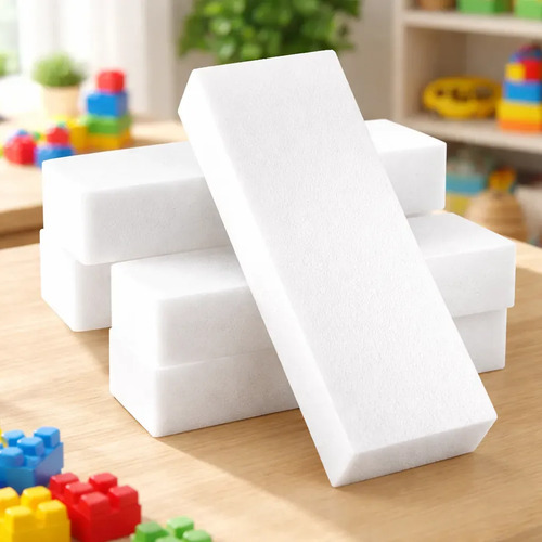 [MLC3727428120] 10 Bloques Esponja Espuma Juegos Didacticos Niños 25x15x10 10 Bloques De Espuma