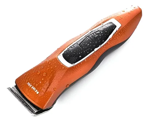Maquina Cortar Cabello/barba Recargableinalambrica Naranja Claro