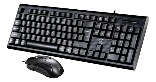 Kit Teclado Y Mouse Q9 Teclado Y Raton Usb  Negro Q9 Español Latinoamérica