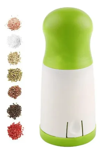 [MLC621821908] Moledor De Especias Molinillo Manual Triturador Cortador Verde